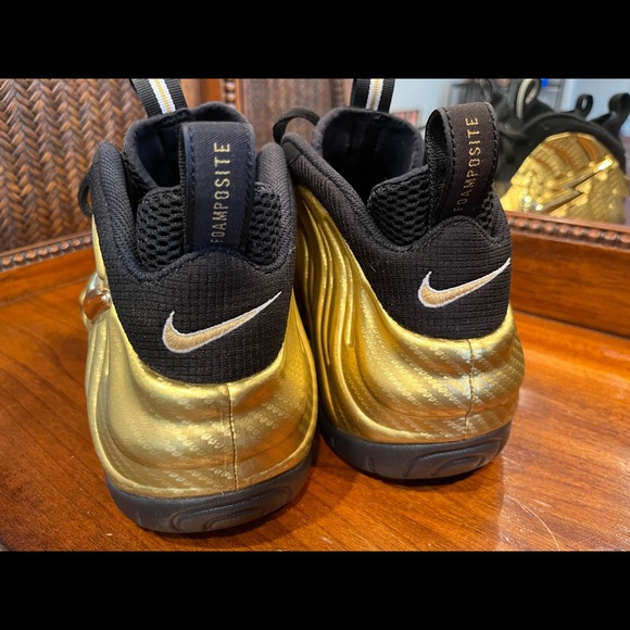 Nike Air Foamposite Pro Metallic Gold - Picture 4 of 10